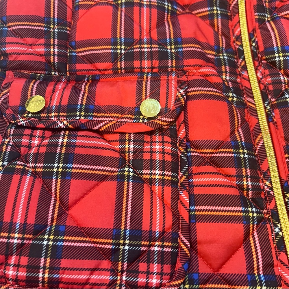 St. John's Bay Tartan Quilted Vest Size Small - Picture 6 of 6